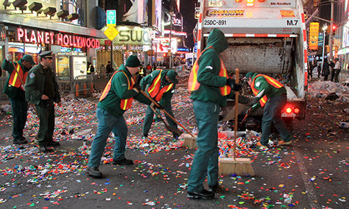 How NYC Restores Times Square After the New Year's Confetti Storm