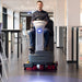 Advance SC4000 Floor Scrubber Cleaning Around Tables & Chairs