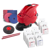 Advantage 20” Battery Powered Auto Scrubber Floor Prep & Cleaning Package Thumbnail