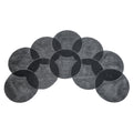 17" Round Floor Sanding Screens for Floor Buffers (60 - 150 Grit) - Case of 10