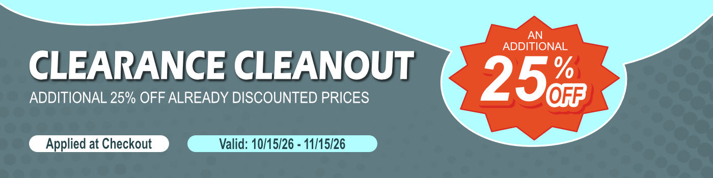 25% Off Clearance. Ends 11/15/26