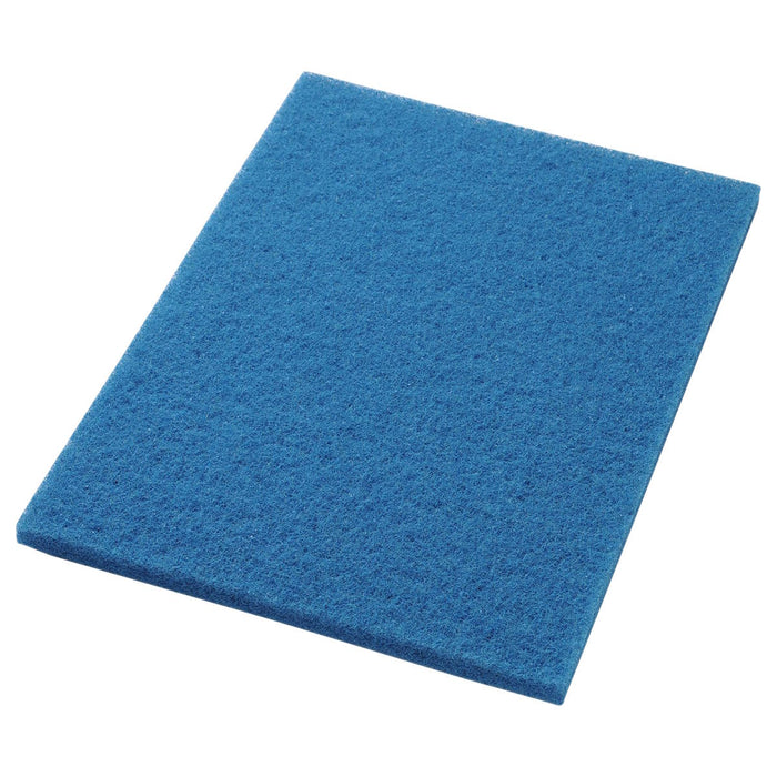 14" x 28" Blue Oscillating Rectangular Floor Scrubbing Pad Thumbnail