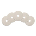 17" White Commercial Floor Buffing Pads - Case of 5 Thumbnail