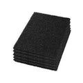 CleanFreak® 14" x 28" Black Oscillating Floor Stripping Pads - Case of 5 Thumbnail