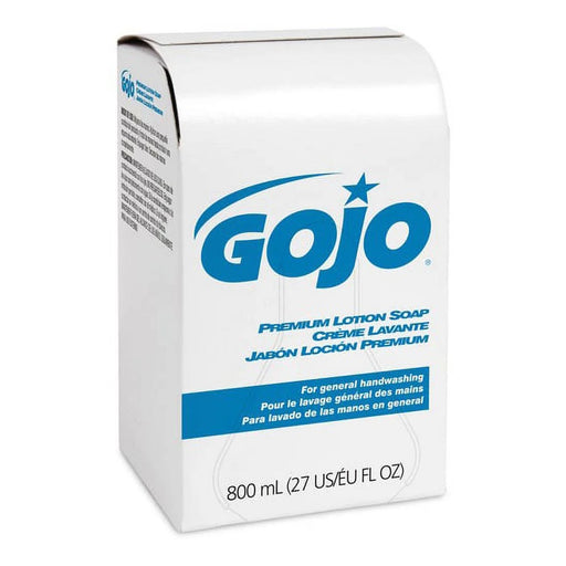 GOJO® Premium Lotion Soap (800 ml Bag-in-Box Dispenser Refills) - #9106-12 Thumbnail
