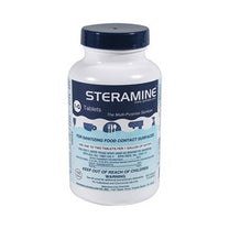 Steramine™ Concentrated Sanitizing Tablets (150 Count Bottles) - Case of 6