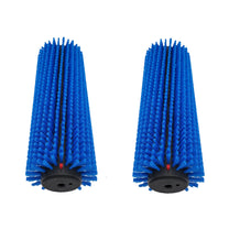 Tornado® 13" Blue Stiff Bristle Heavy Duty Floor Scrubbing Brushes (#93122.1) for the 'Vortex 13' CRB Scrubber - Pack of 2 Thumbnail