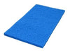 14 x 24 inch Blue Medium Duty Cleaning & Scrubbing Floor Pad Thumbnail