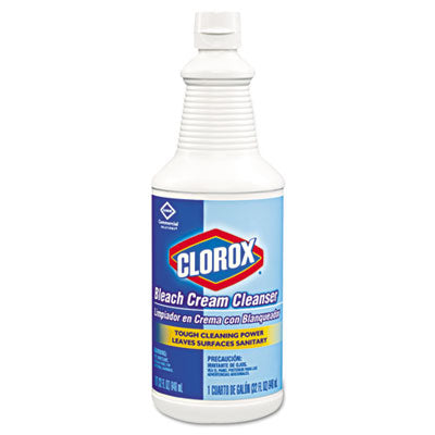 Clorox® #30613 Fresh Scent Bleach Cream Cleanser (32 oz. Squeeze Bottles) - Case of 8 Thumbnail