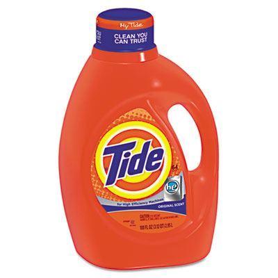 Tide® HE (High Efficiency) Original Scent Liquid Laundry Detergent (92 oz. Bottles) - Case of 4 Thumbnail