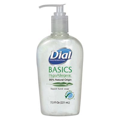 Dial® Professional Basics HypoAllergenic Liquid Hand Soap (7.5 oz. Pump Bottles) - Case of 12 Thumbnail