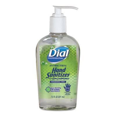 Dial® Professional Antibacterial Hand Sanitizer with Moisturizers (7.5 oz. Pump Bottles) - Case of 12 Thumbnail
