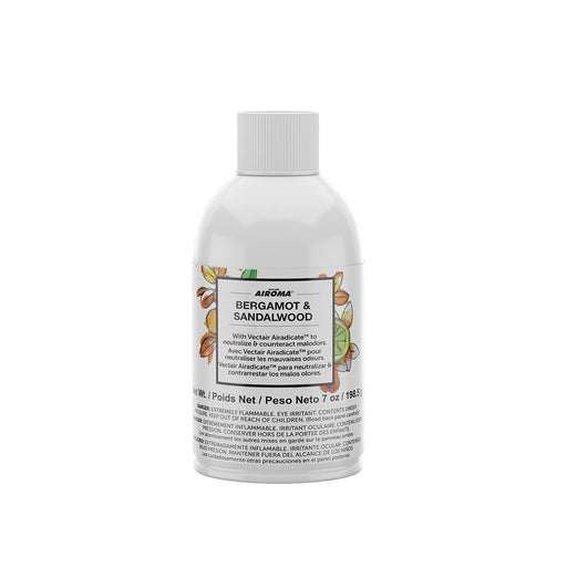 Bergamot & Sandalwood Scented Odor Control Timed Release Refills for the Vectair Airoma® 3000 Dispenser - 12 Pack Thumbnail