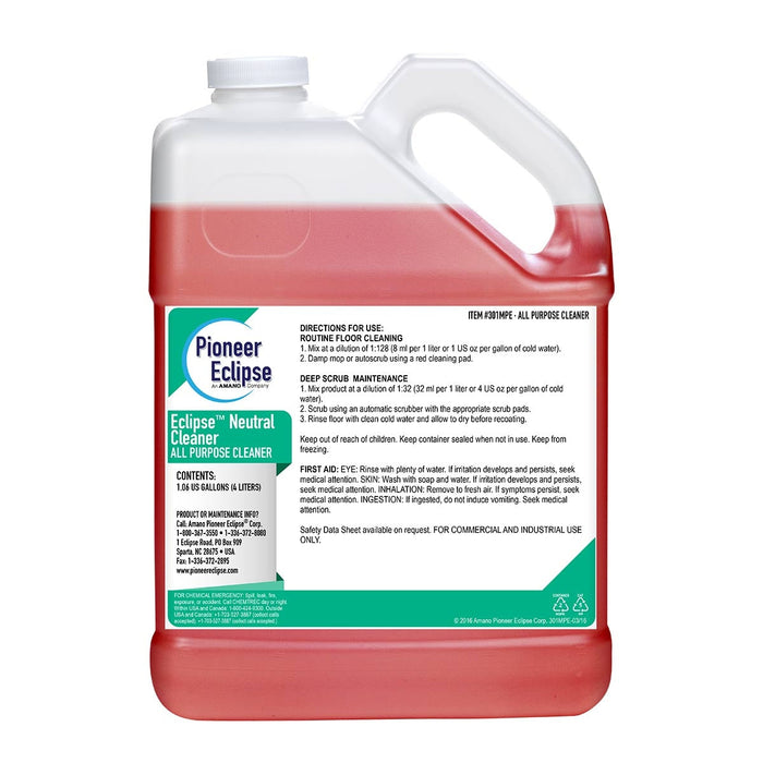 Eclipse Neutral Cleaner by Pioneer Eclipse - 4 Gallons