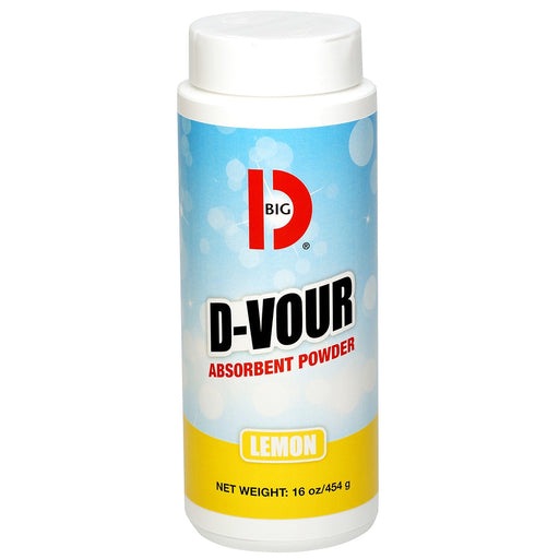 Big-D® #166 'D-Vour' Lemon Scented Absorbent & Vomit Cleanup (1 lb Shaker Cans) - Case of 6 Thumbnail