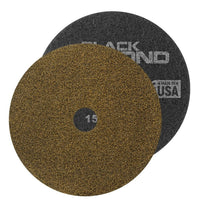 Black Diamond Yellow Concrete Prep Pads - 1500 Grit - Round (12" - 28") - Case of 2 Thumbnail