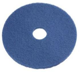 16 inch Blue Floor Cleaning Pad w/ Removable Center Hole