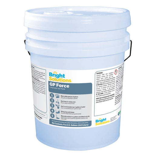 Bright Solutions® 'GP Force' No Rinse Floor Cleaning Solution (#180800-05) - 5 Gallon Pail Thumbnail