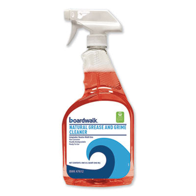 Boardwalk Green Grease And Grime Cleaner, 32 Oz Spray Bottle Thumbnail