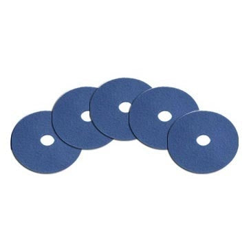 Case of 10 inch Blue Floor Cleaning & Scrubbing Pads - 5 per Case Thumbnail