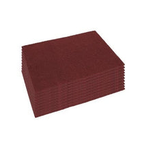 14" x 24" Maroon Eco-Prep 'EPP' Chemical Free Dry Floor Stripping Pads (#42071424) - Case of 10 Thumbnail