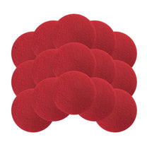 6.5" Red Baseboard & Floor Buffing Pads - Case of 15 Thumbnail