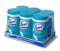 Lysol® Ocean Fresh Scent Hard Surface Disinfecting Wipes (80 Wipe Canisters) - Case of 6