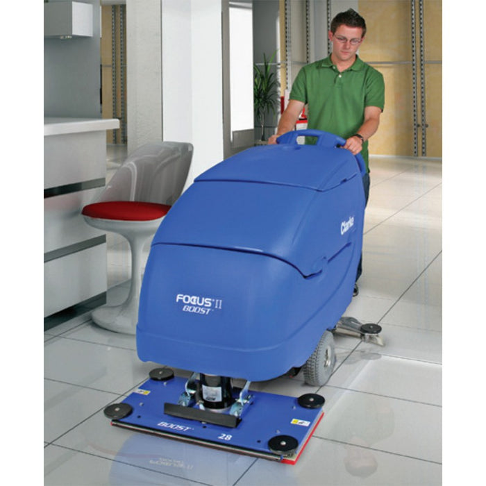 Clarke® Focus® Boost® 28 inch Auto Scrubber in Use Thumbnail