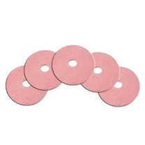 Case of 5 CleanFreak® 17" Pink Top Shine Floor Polishing Pads