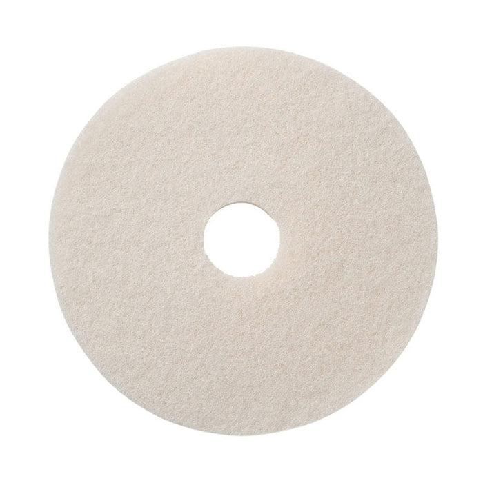 24 inch White Floor Polishing Pads for use with Propane Burnishers #401224 Thumbnail