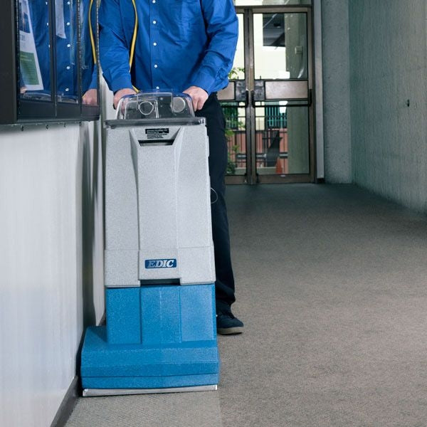 Carpet Being Scrubber by the EDIC Polaris 701PS