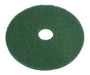 18 inch Green Heavy Duty Floor Scrub Pad Thumbnail