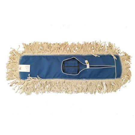 72 inch Natural Cotton Cut-End Dust Mops - Case of 6