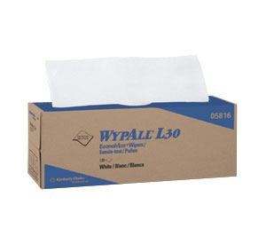 KC WypAll® L30 White Disposable Wipes (#05816) - Case of 720 Thumbnail