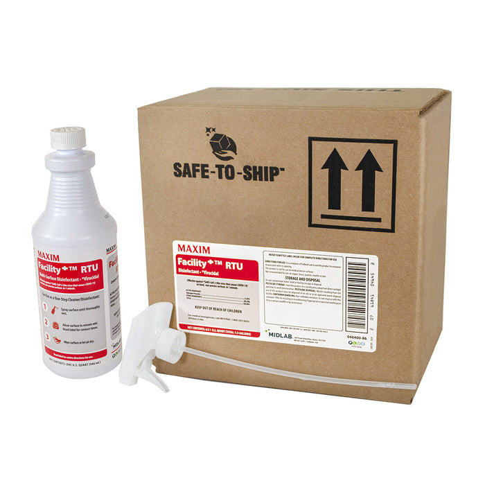 Maxim® Facility+ One-Step Disinfectant Cleaner & Deodorant Safe-to-ship Box Thumbnail