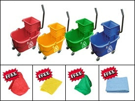 Microfiber Package with Buckets