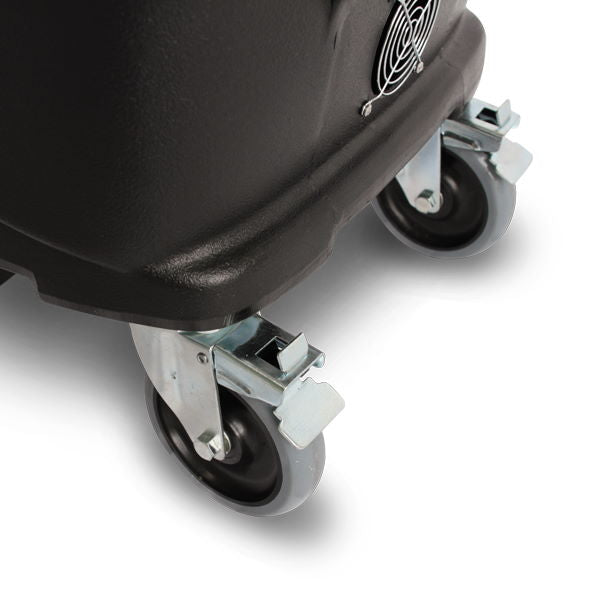 Front Caster Wheels of the Mytee® 2002CS Carpet Cleaning Extractor