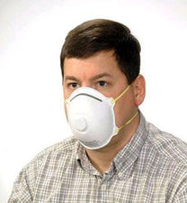 Safety Zone® N95 NIOSH Particulate Dust Mask & Valve (#RS-920-EV-N95) - Box of 10 Thumbnail