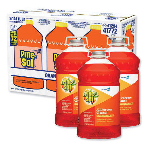 Pine-Sol® Orange Energy® Concentrated All Purpose Cleaner (144 oz. Bottles) - Case of 3 Thumbnail