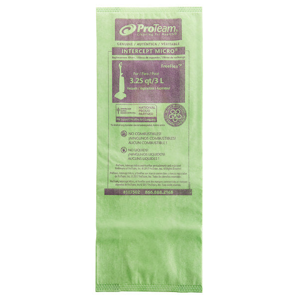 ProTeam® FreeFlex® 4-Layer Intercept Micro Filter Upright Vacuum Bags Thumbnail
