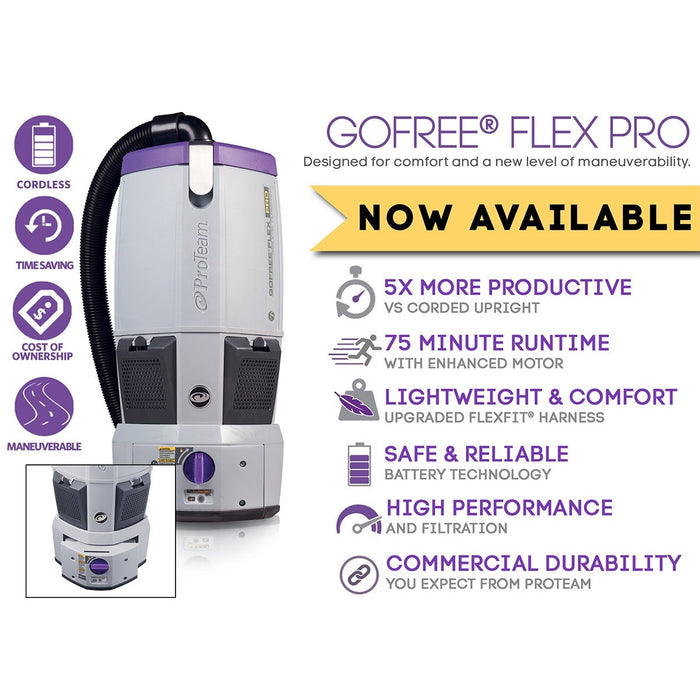 Proteam® GoFree® Backpack Vacuum Strengths & Advantages Thumbnail
