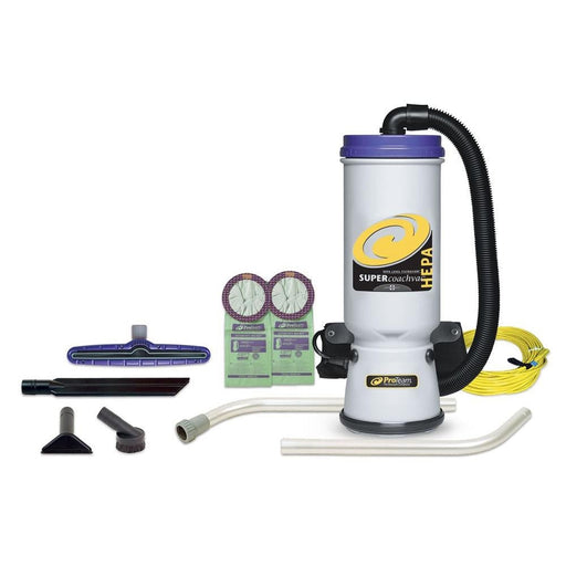 ProTeam® Super CoachVac 10 Quart Backpack Vacuum with Tools & Bags Thumbnail