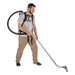 SuperCoach Backpack Vacuum - in use