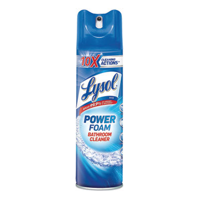 Lysol® Power Foam Bathroom Cleaner (24 oz. Aerosol Cans) - 12 Aerosol Cans Thumbnail