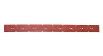 IPC Eagle CT15 Auto Scrubber Front Recovery Slotted Squeegee (#MPVR05917) - Red Latex Thumbnail