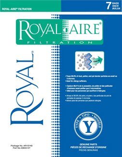 Royal Type 'Y' Upright Vacuum Bags (#AR10140) - Pack of 7 Thumbnail