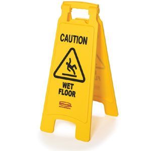 Rubbermaid Yellow Caution Wet Floor Sign Thumbnail