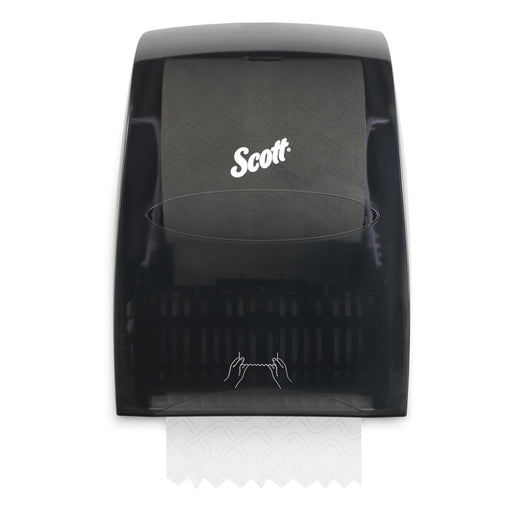Scott® Essential™ 8" Paper Towel Dispenser w/ Manual Pull Action (#46253) - Black Thumbnail