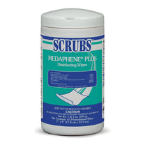 Scrubs® Medaphene® Plus Disinfectant Wipes (7" x 9" | 65 Wipe Canisters) - Case of 6 Thumbnail