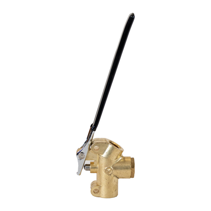Side View of the Glidemaster Brass Valve for Carpet Extractor Drag Wands Thumbnail
